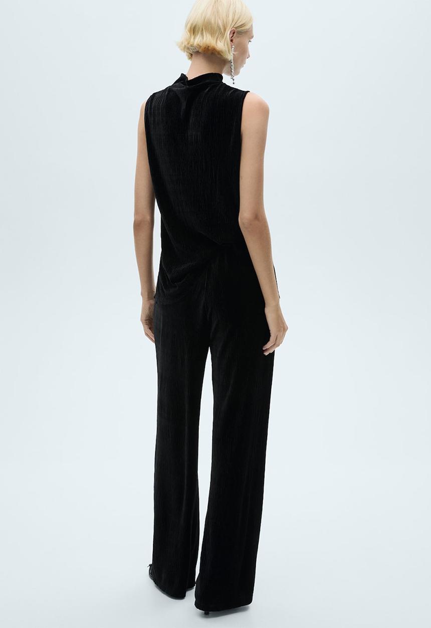 MANGO - Trousers Xmarte - Black