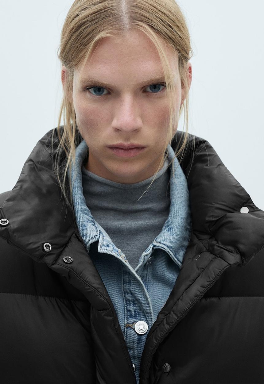 MANGO - Puffer Coat Time - Black
