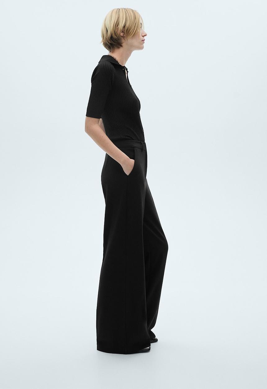MANGO - Jumpsuit Luna -  Black
