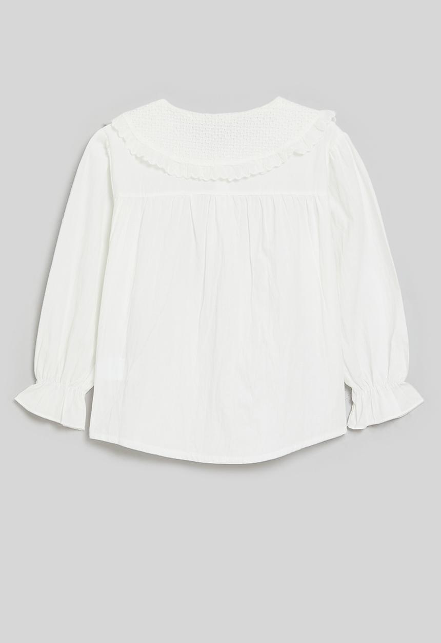 Pop Candy - Peter pan collar shirt - white