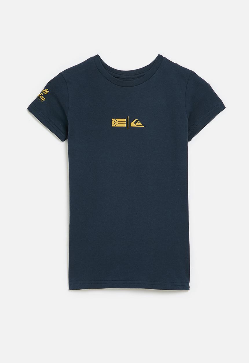 Quiksilver - Sa flagged short sleeve boy - dark navy