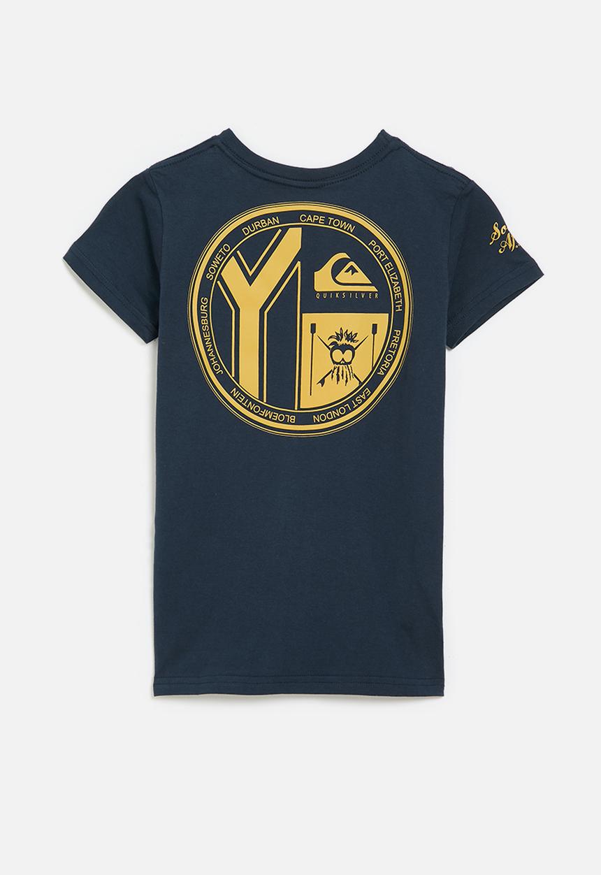 Quiksilver - Sa flagged short sleeve boy - dark navy
