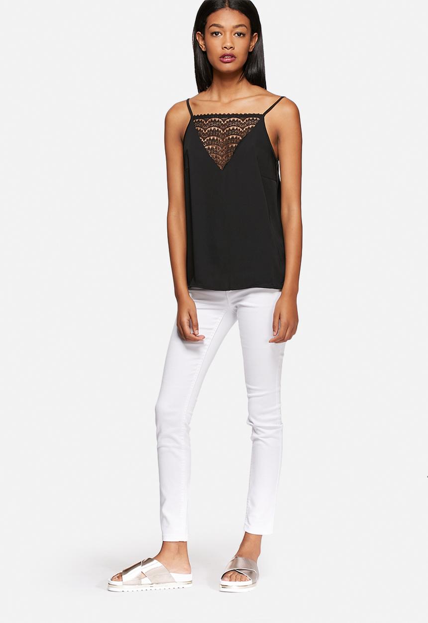 Vero Moda - Siwe lace cami