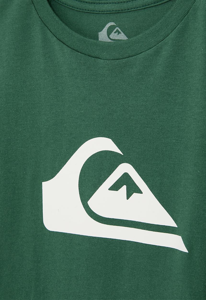 Quiksilver - Ev comp logo short sleeve boys - teal green