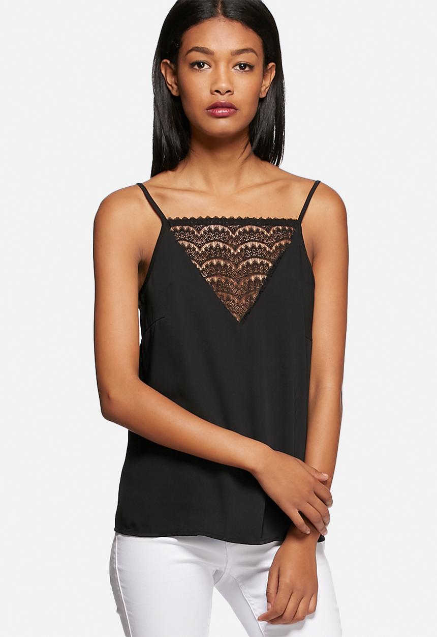 Vero Moda - Siwe lace cami