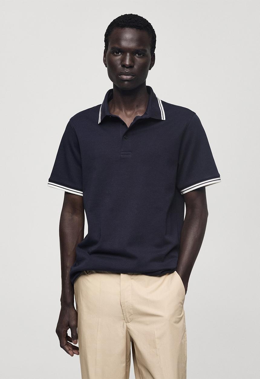 MANGO - Polo Shirt Omarp-H - Navy