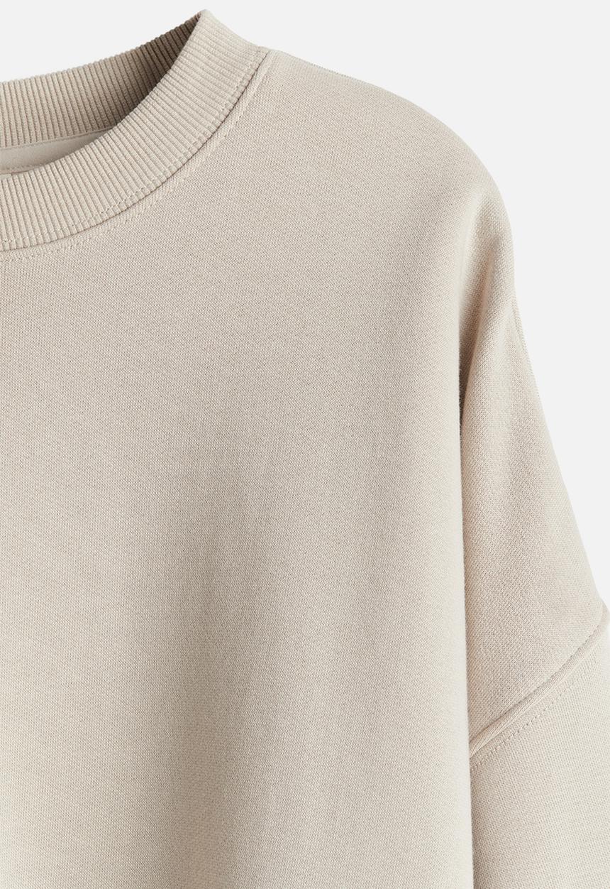 H&M - Sports sweatshirt in drymove™ - light beige