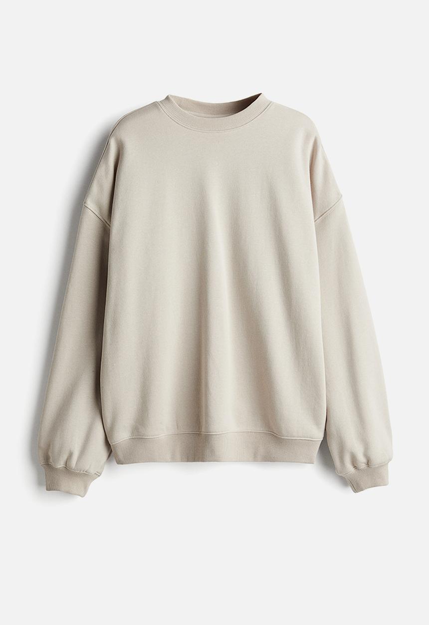 H&M - Sports sweatshirt in drymove™ - light beige