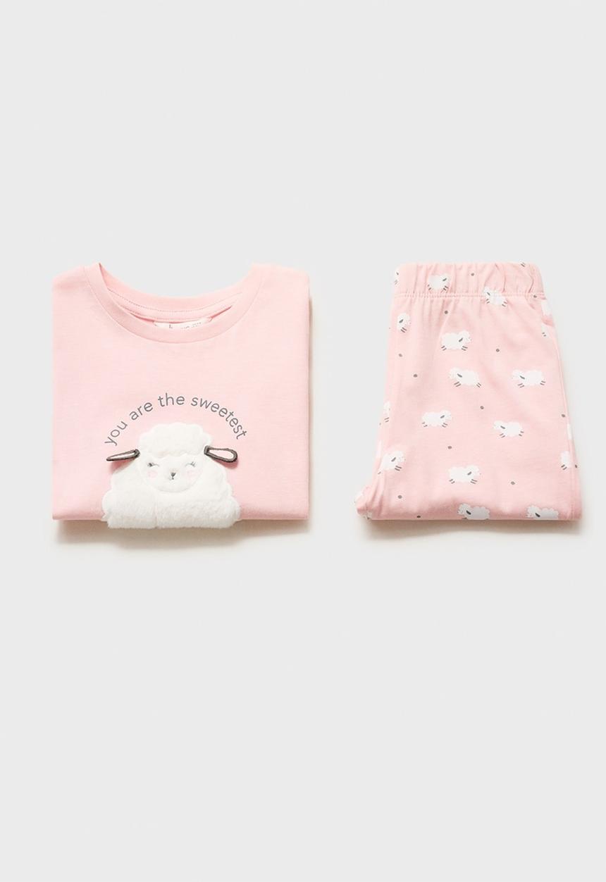 MANGO - Pyjama ovejita - pink
