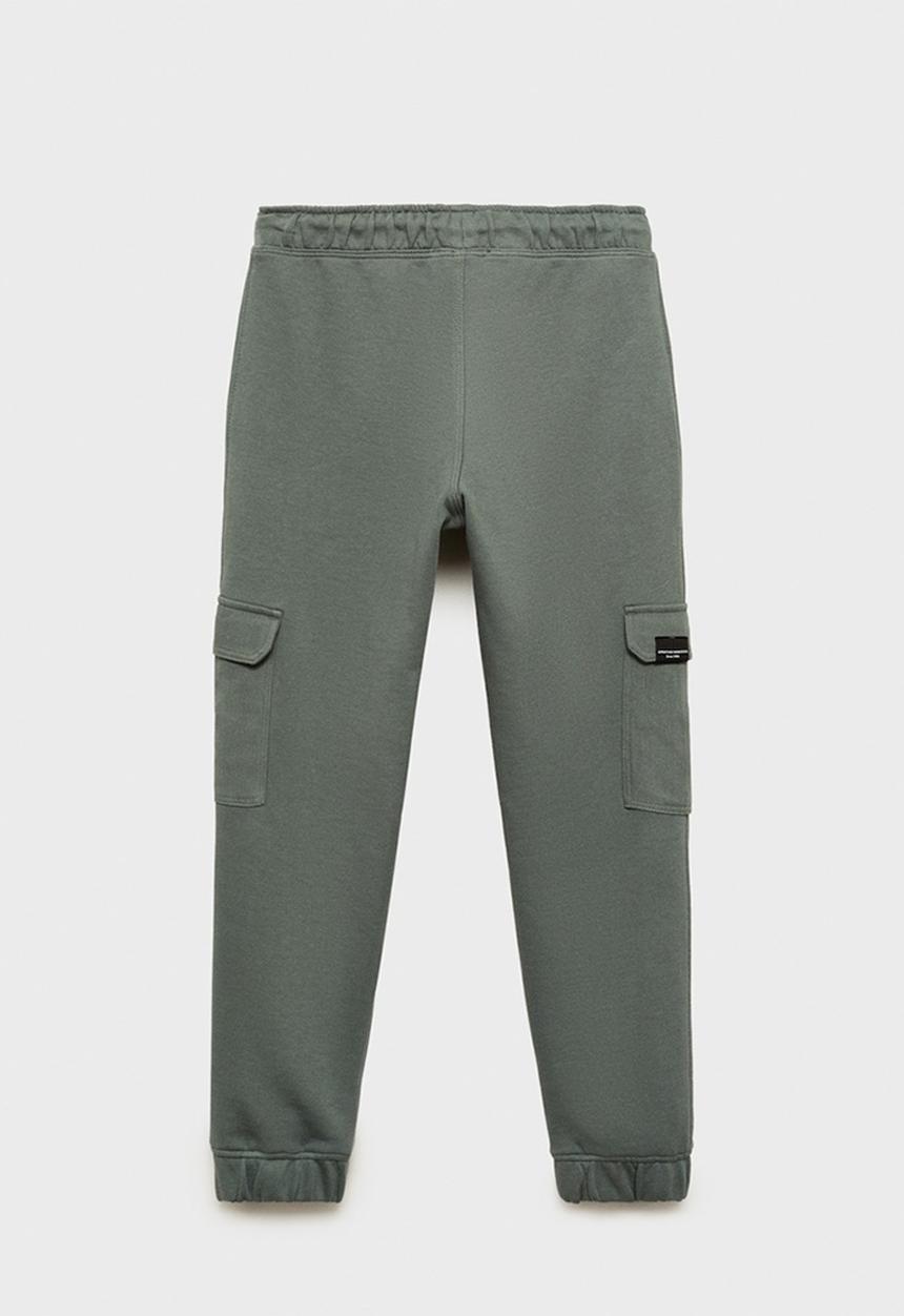 MANGO - Joggers cargo8 - green