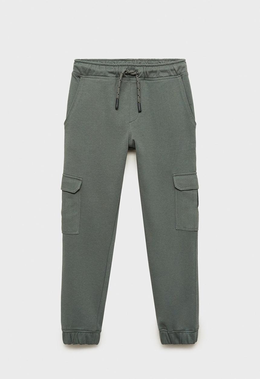 MANGO - Joggers cargo8 - green