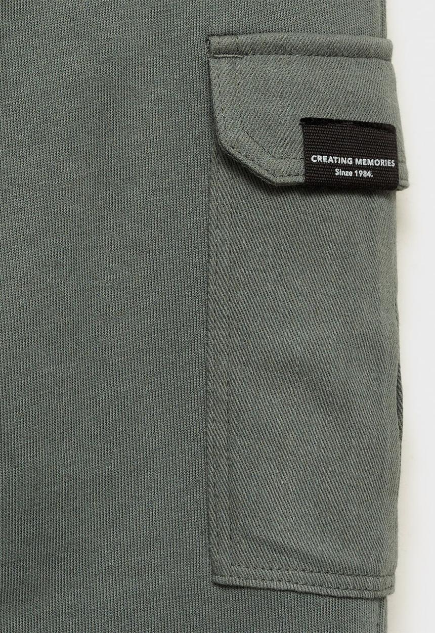 MANGO - Joggers cargo8 - green