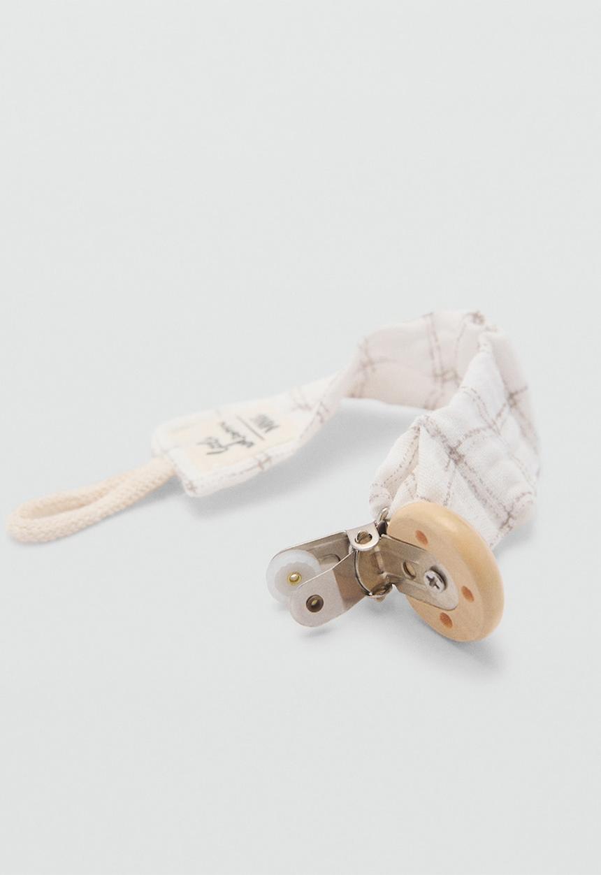 MANGO - Pacifier clip geraldc - natural
