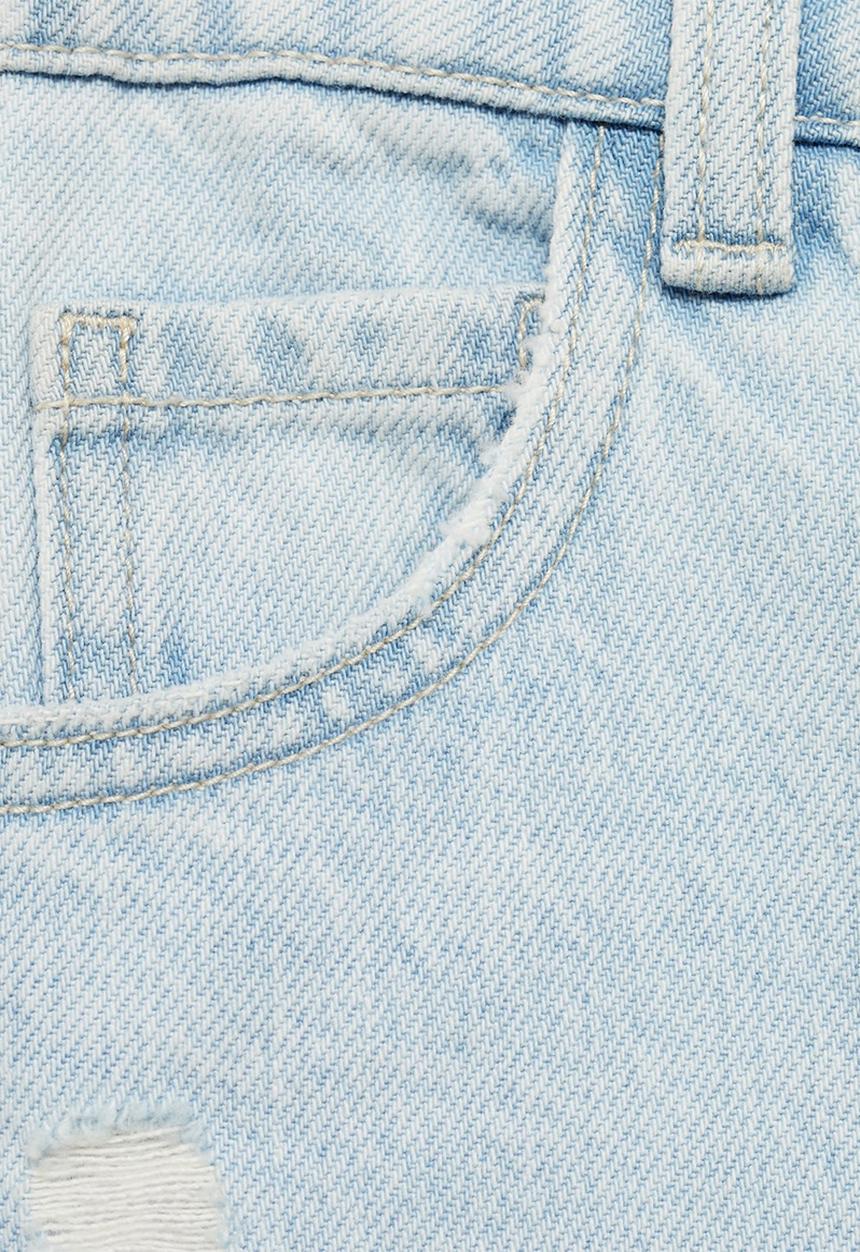MANGO - Jeans mom8 - open blue