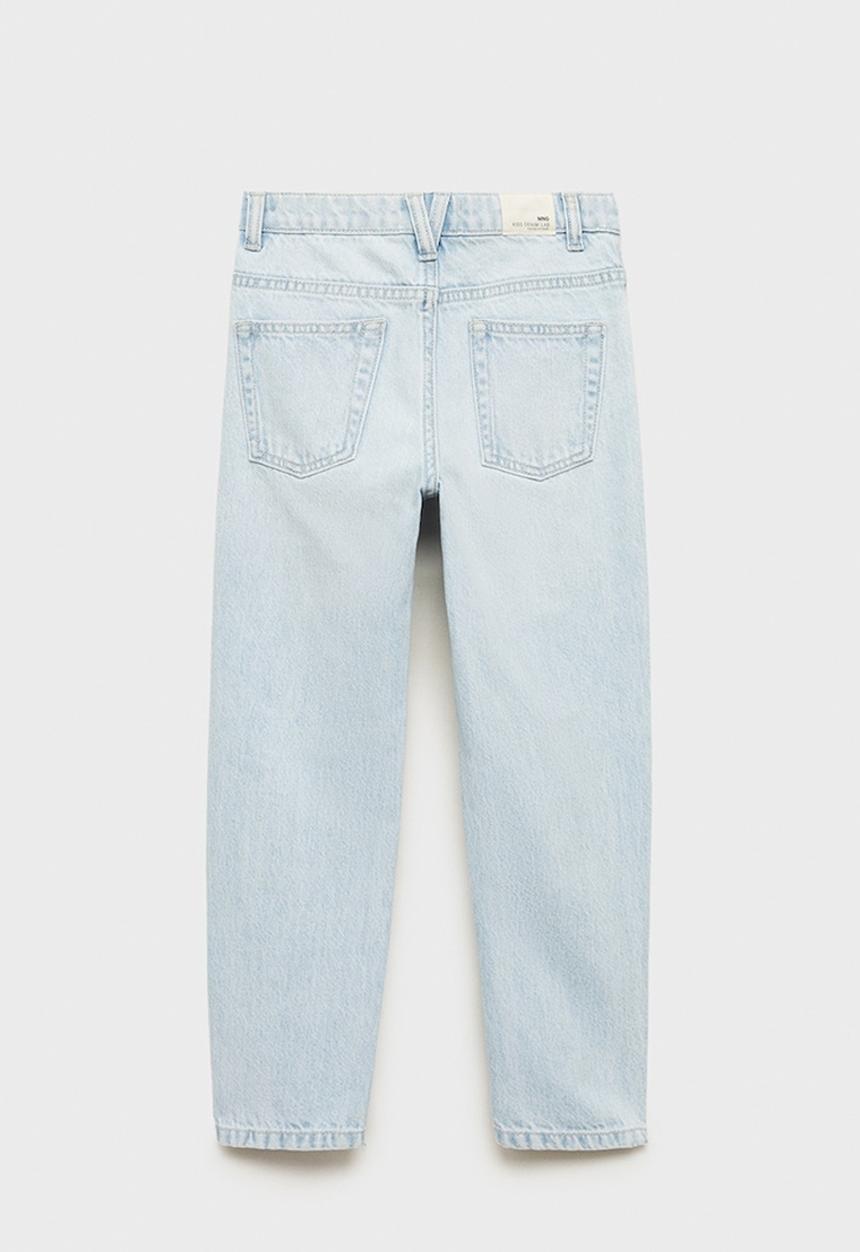 MANGO - Jeans mom8 - open blue