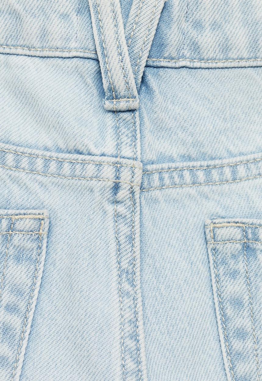 MANGO - Jeans mom8 - open blue
