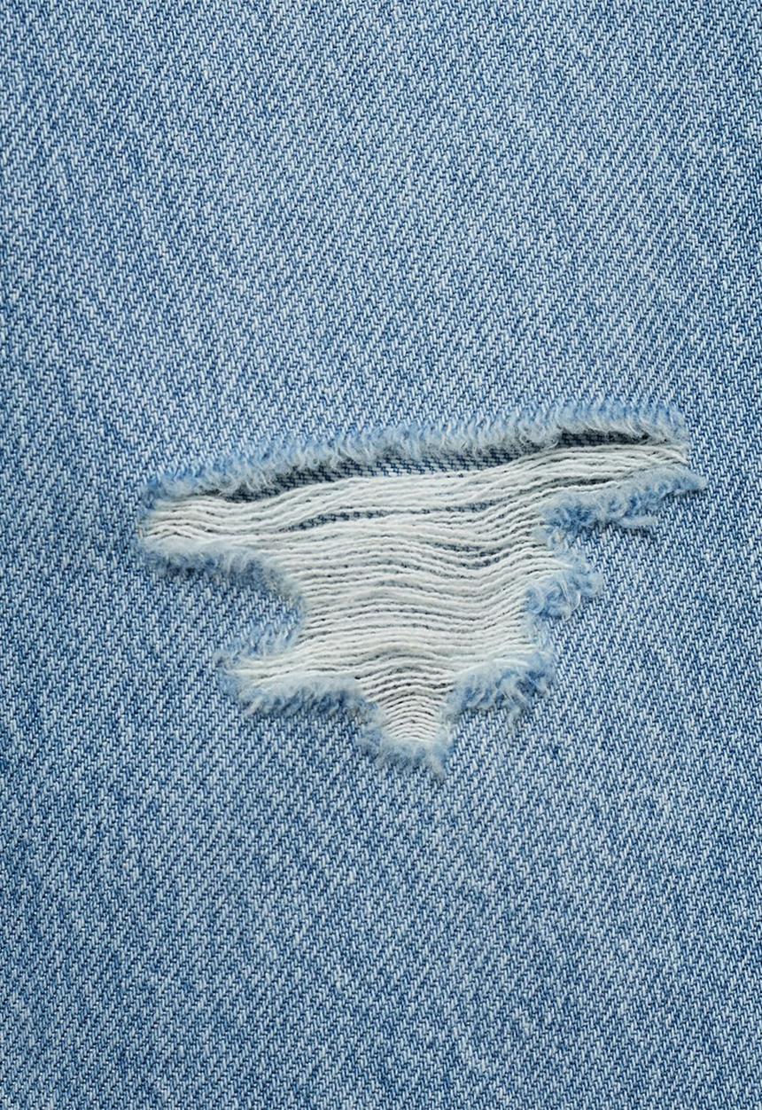 MANGO - Jeans mom8 - open blue