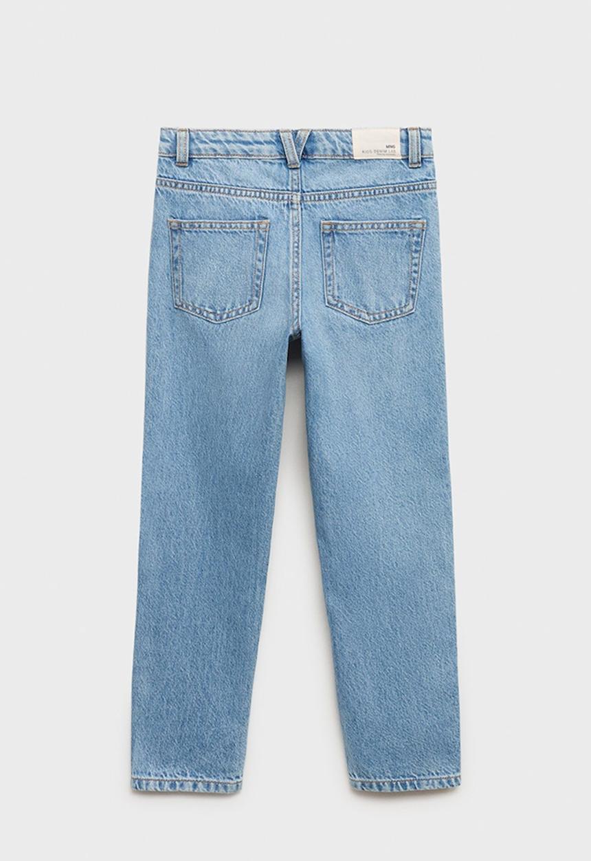 MANGO - Jeans mom8 - open blue