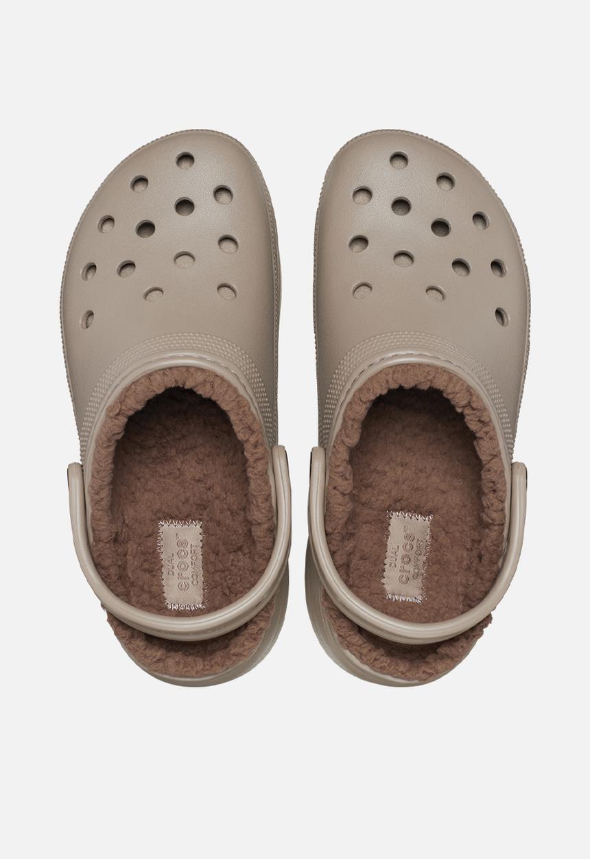 Crocs - Classic platform lined clog w - mushroom