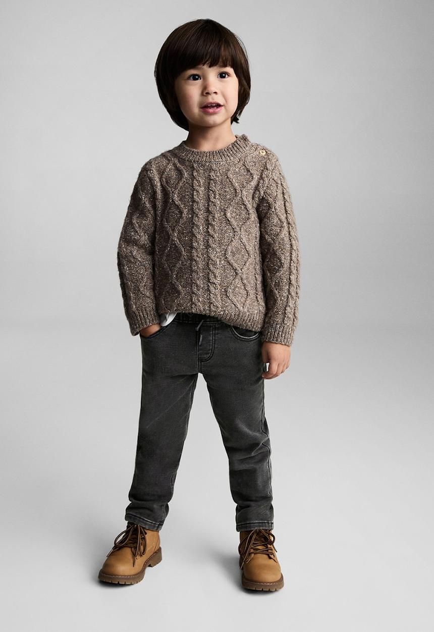 MANGO - Jeans pablo - open gray