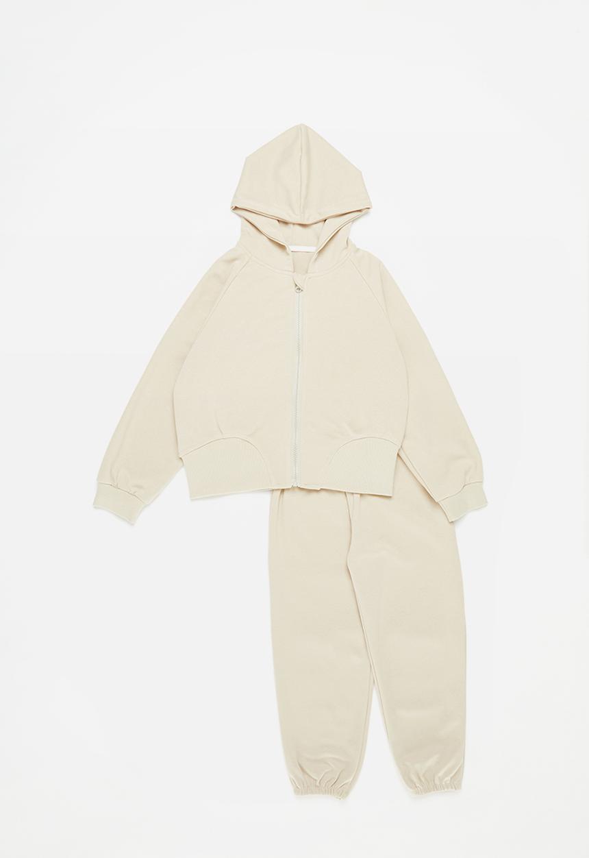 Pop Candy - Hoodie & pants set - beige