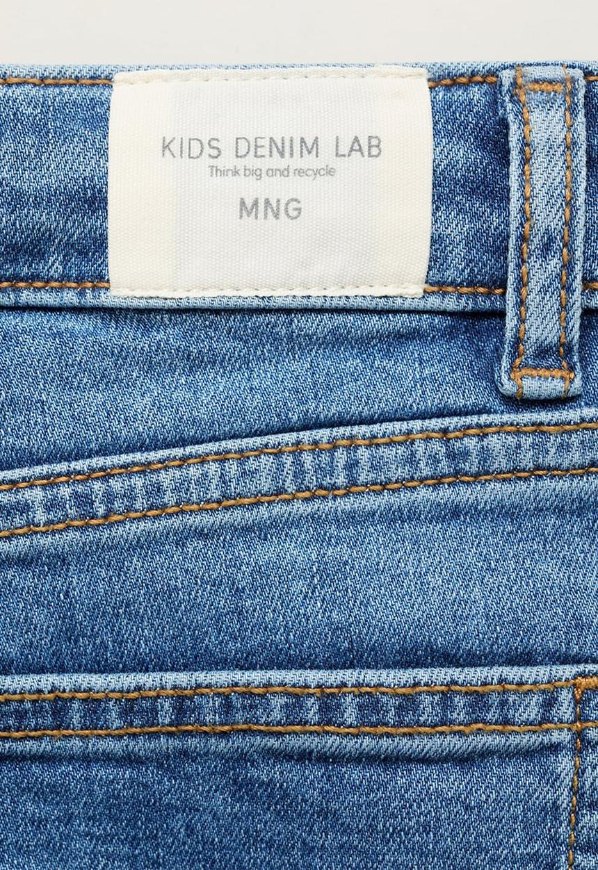 MANGO - Jeans slim - open blue