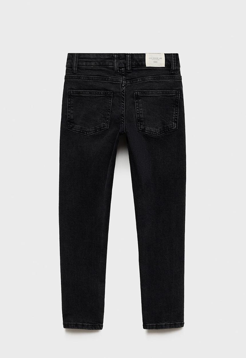 MANGO - Jeans slim - open gray