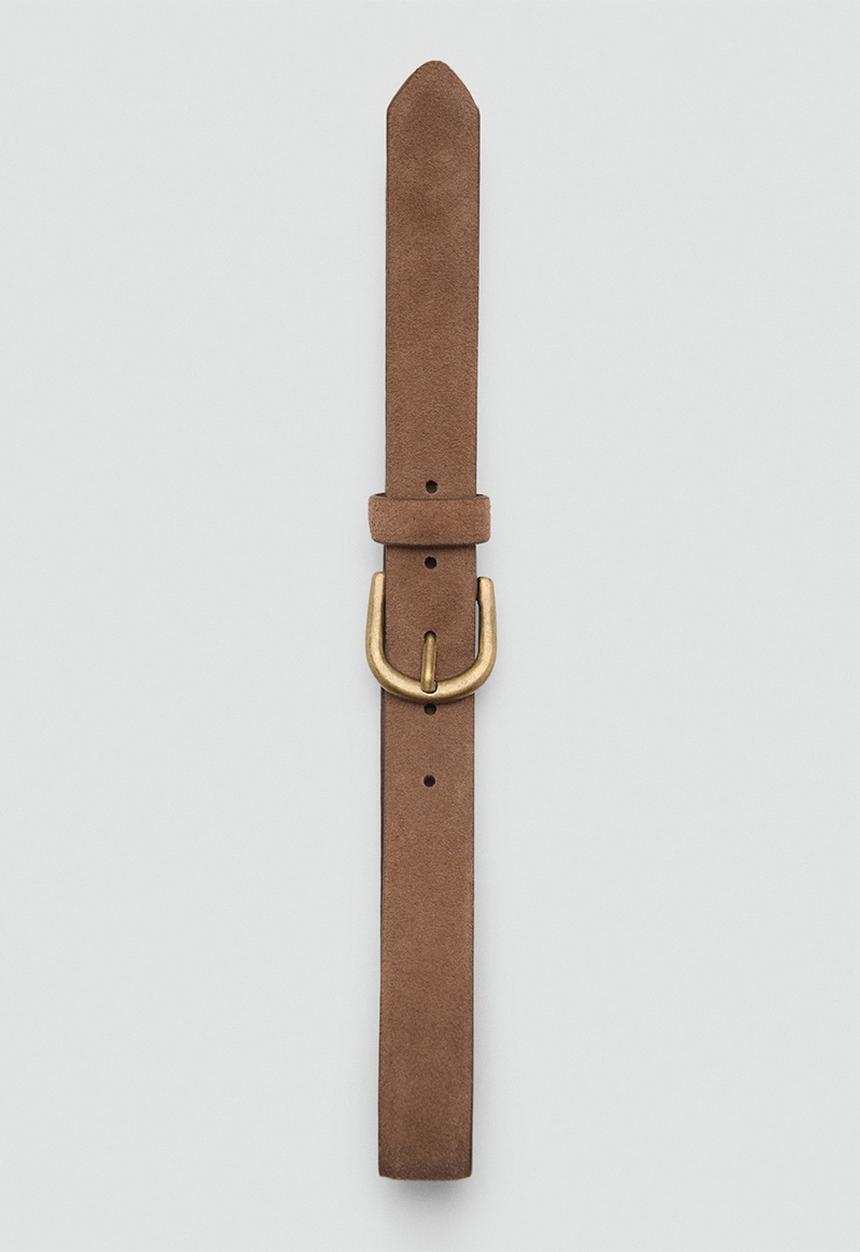 MANGO - Belt dave - brown