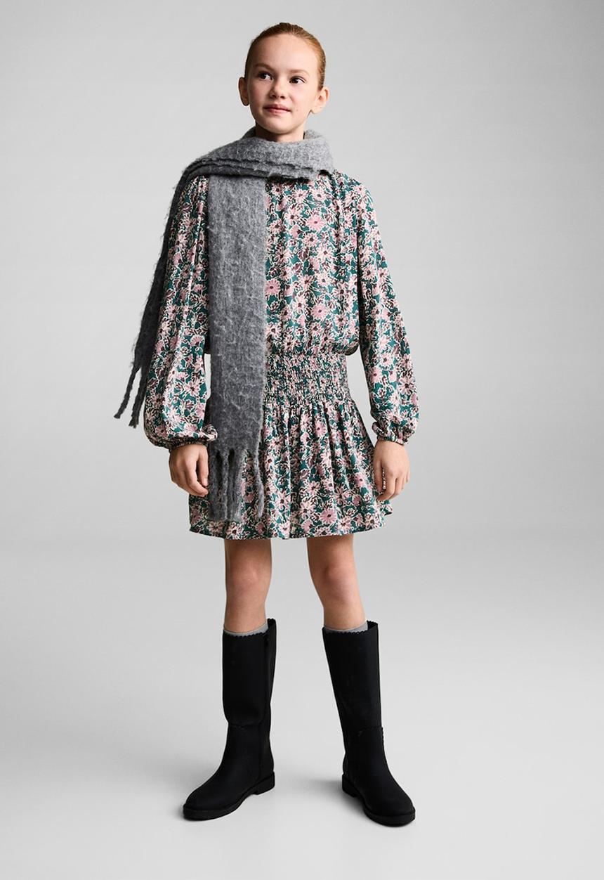 MANGO - Dress laina - pink