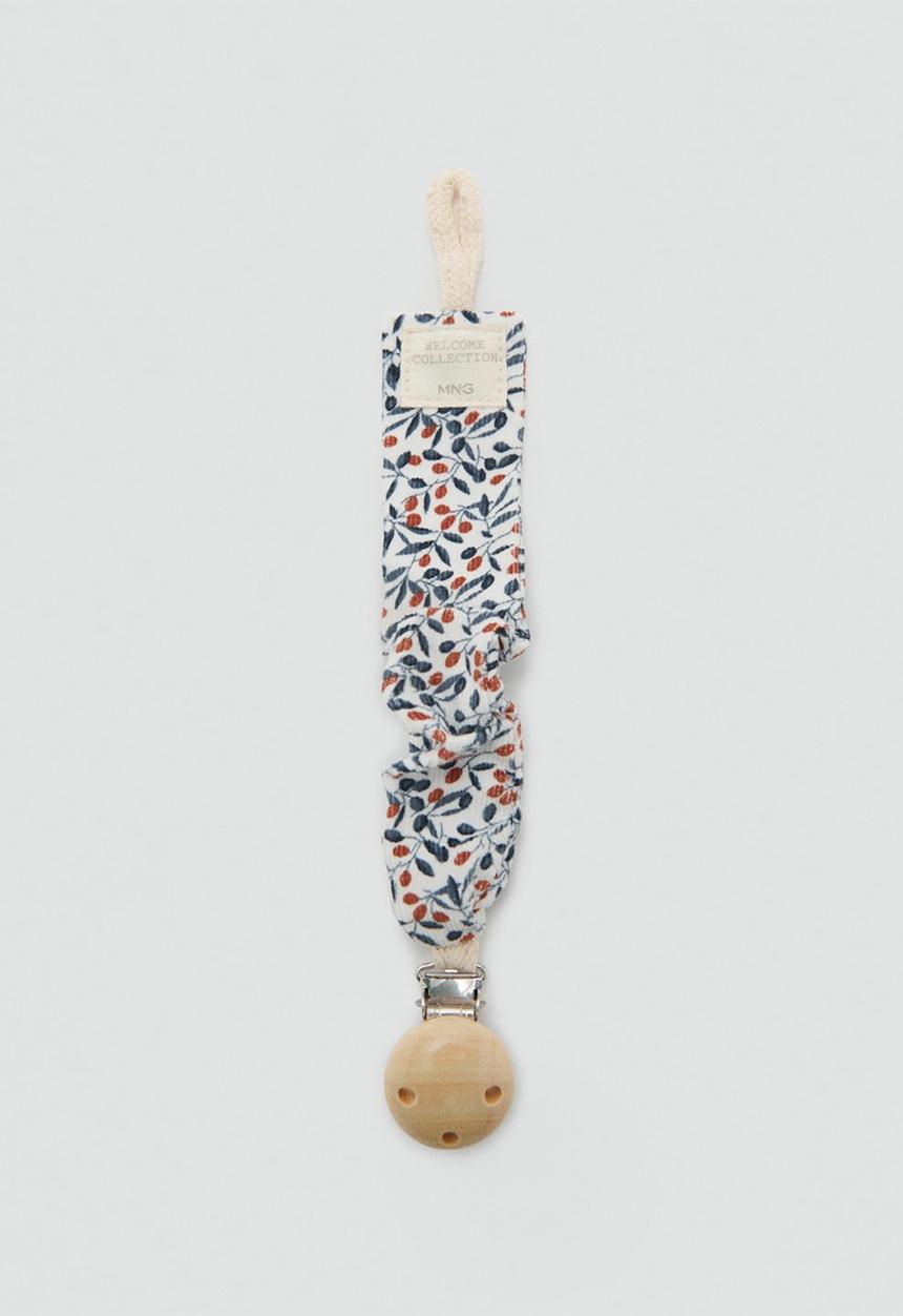 MANGO - Pacifier clip sidneyc - natural