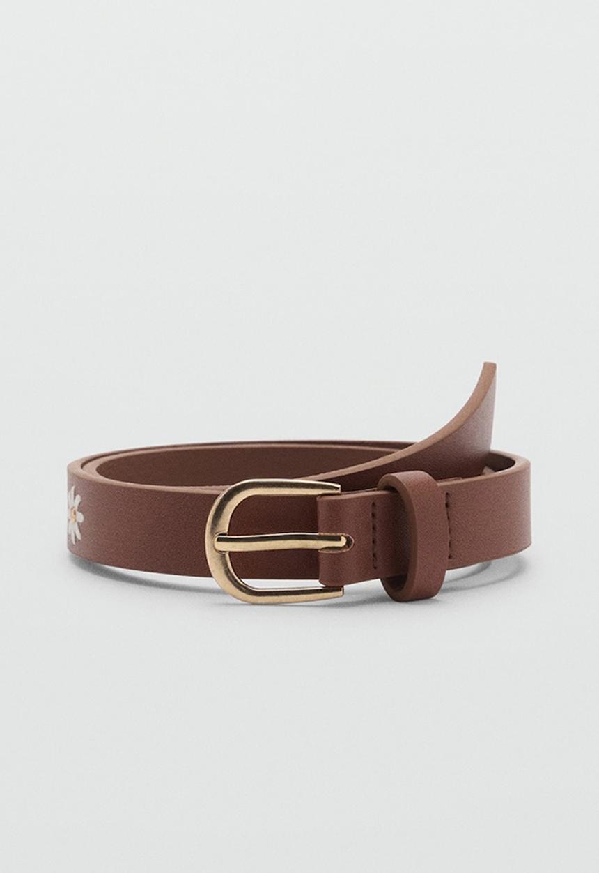 MANGO - Belt marga - brown