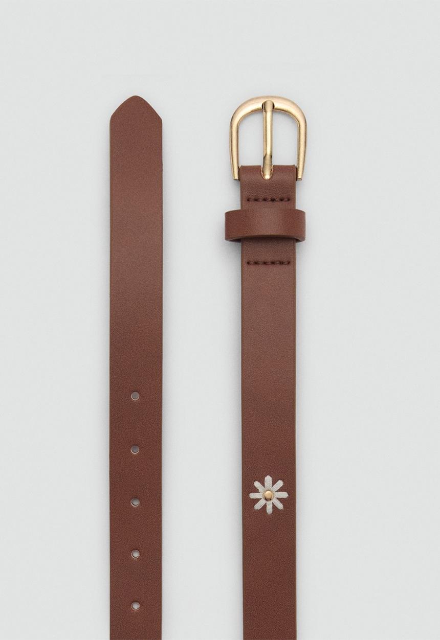 MANGO - Belt marga - brown