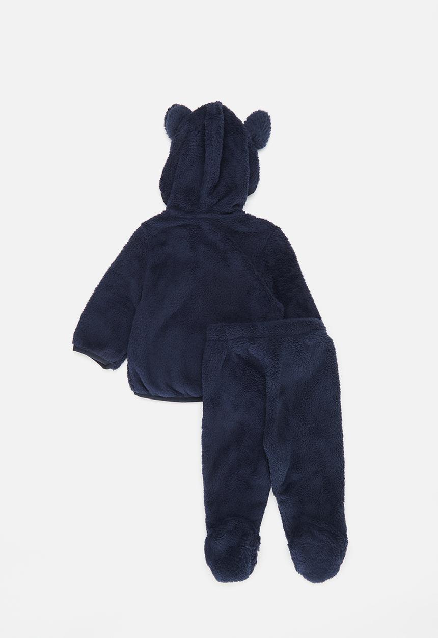 Pop Candy - Hooded track suit set-navy blue
