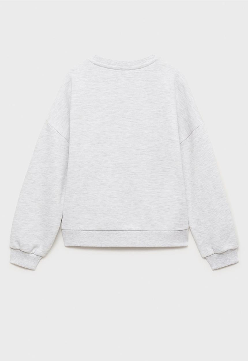 MANGO - Sweatshirt endless - lt pastel grey