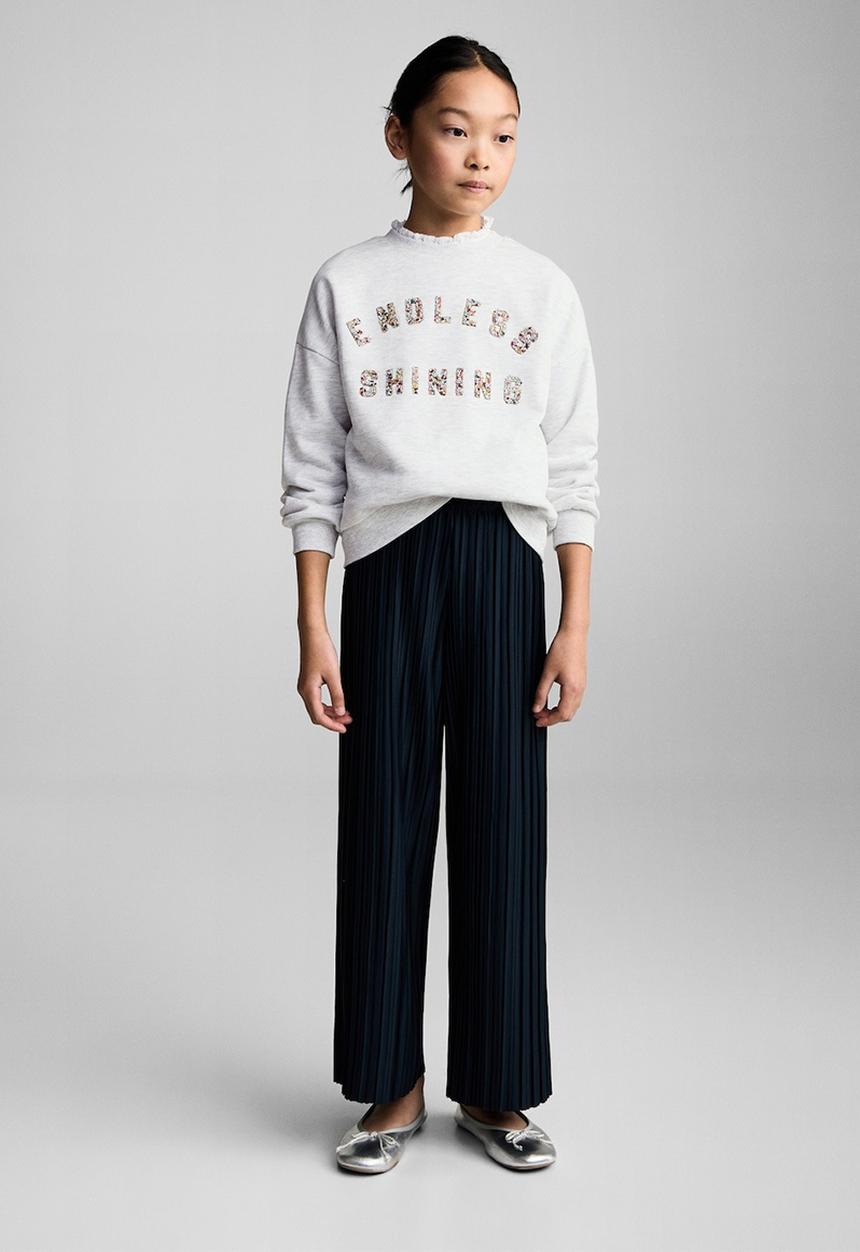 MANGO - Sweatshirt endless - lt pastel grey