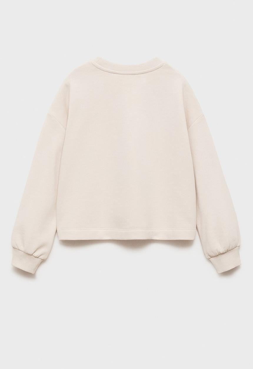 MANGO - Sweatshirt sparkle - light beige