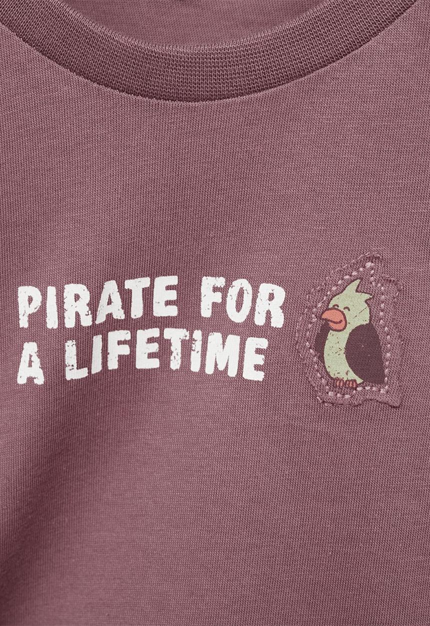 MANGO - T-shirt lifetime - dark red
