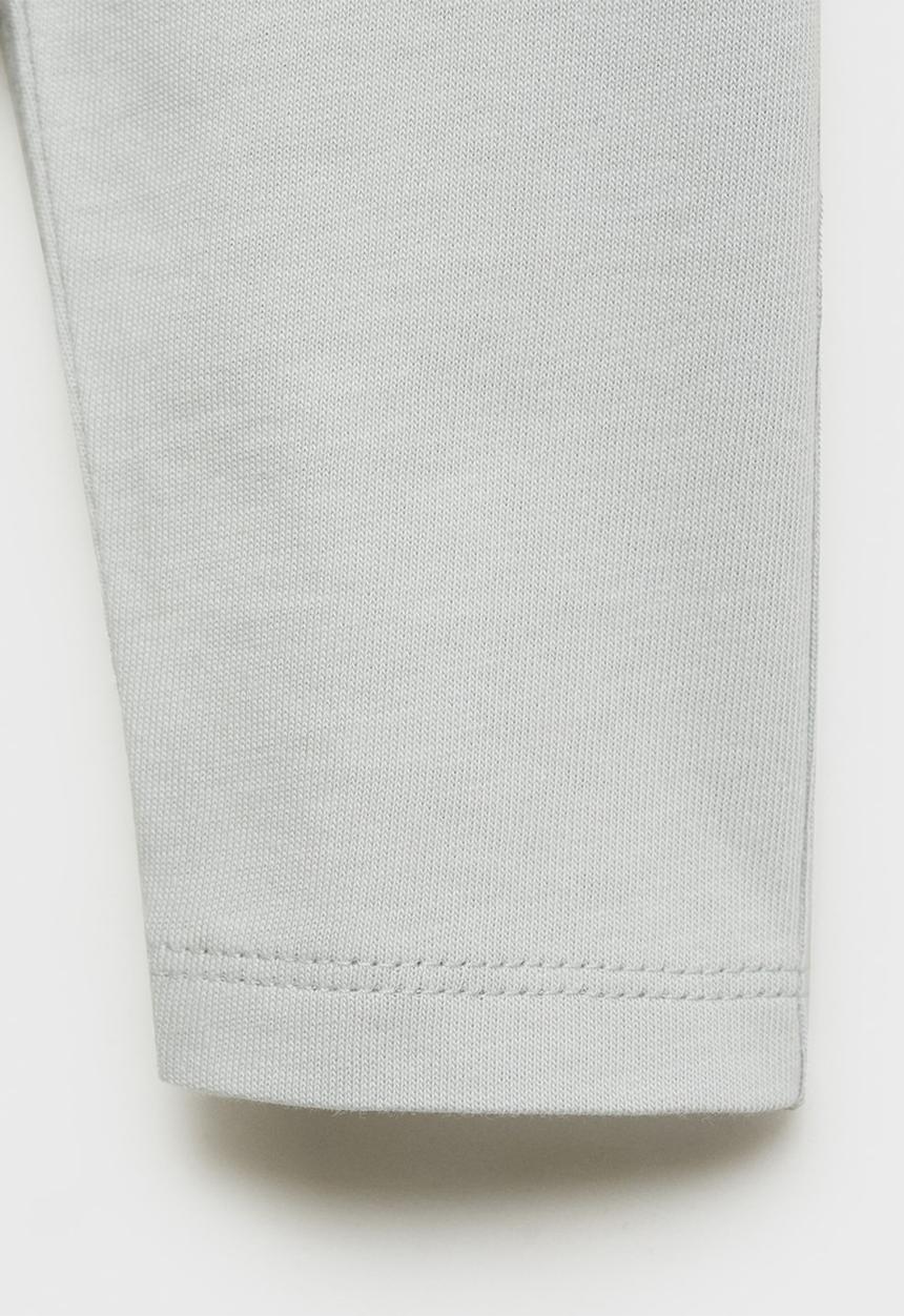 MANGO - T-shirt stop - light pastel gray