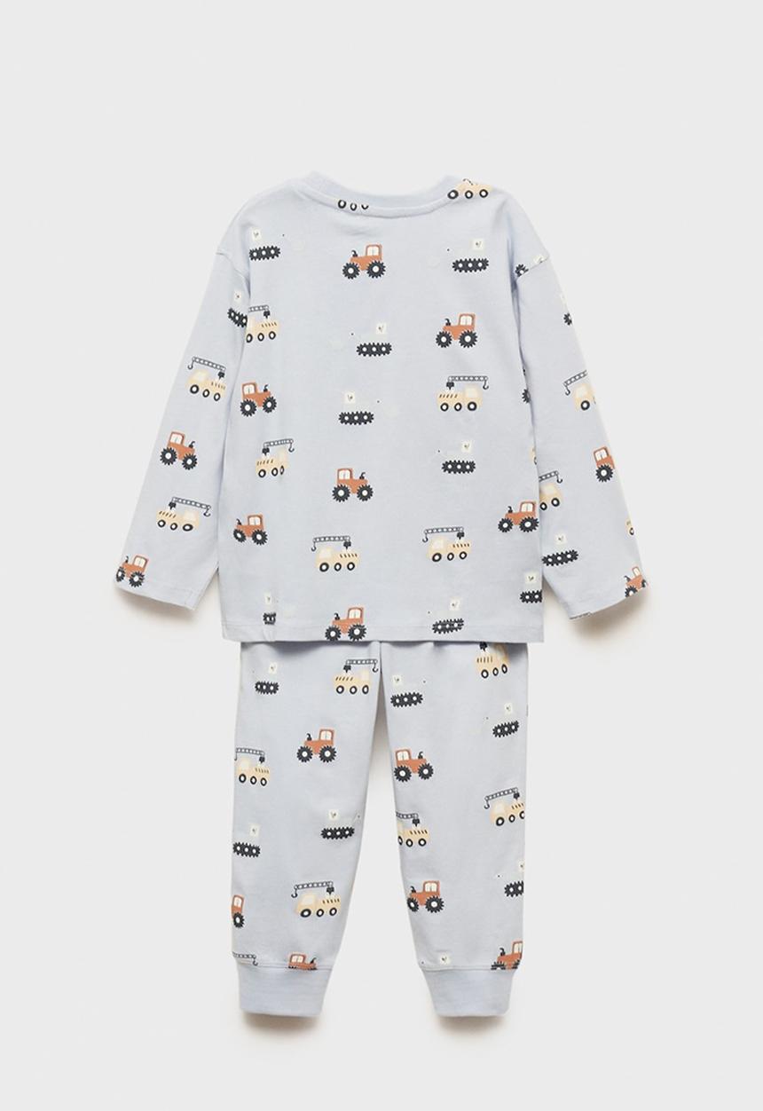 MANGO - Pyjama aopwork - light/pastel blue