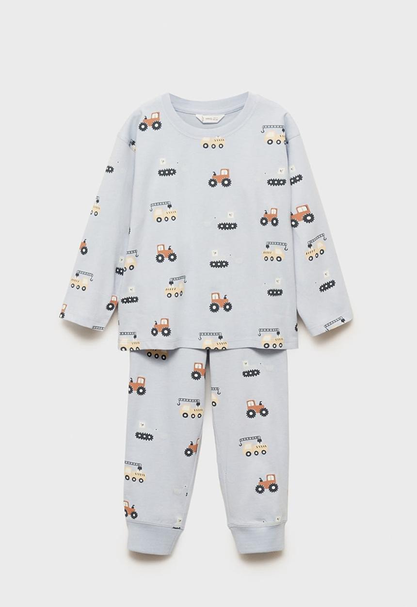 MANGO - Pyjama aopwork - light/pastel blue