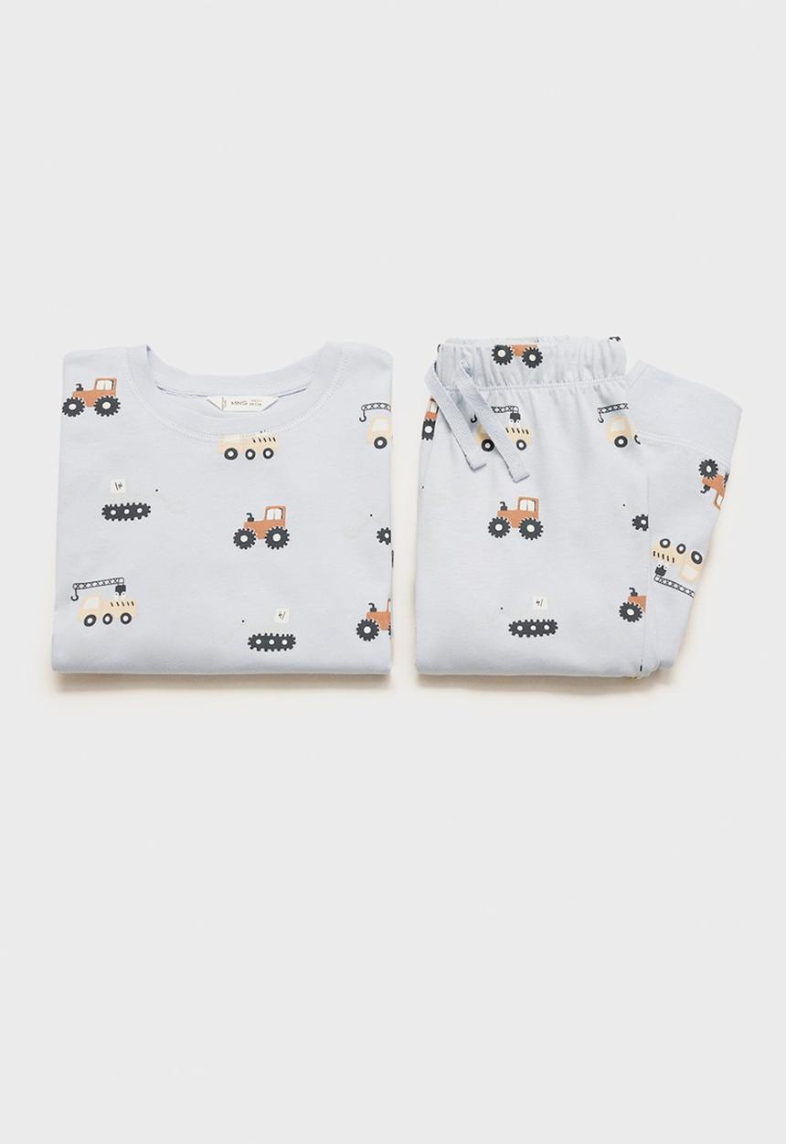 MANGO - Pyjama aopwork - light/pastel blue