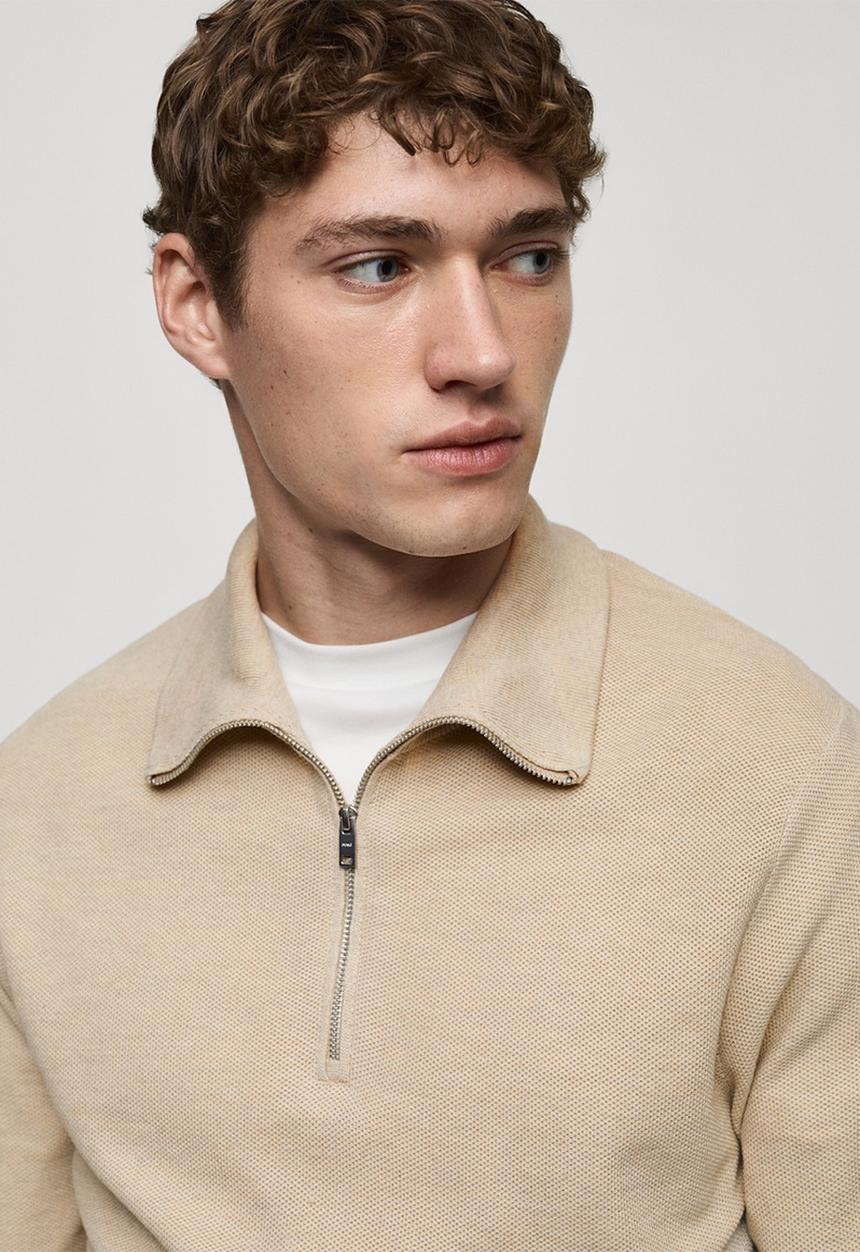 MANGO - Sweater Tenp - Sand