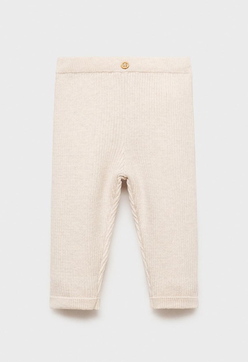 MANGO - Leggings lea - light/pastel brown