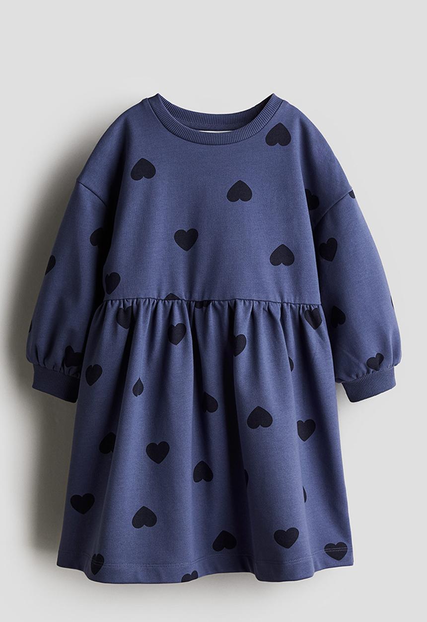 H&M - Oversized sweatshirt dress - Blue