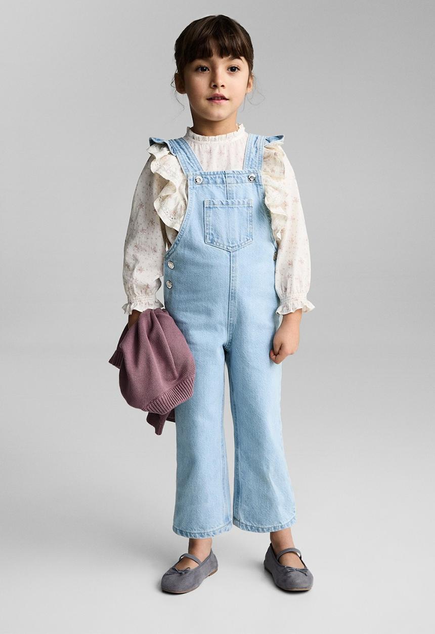 MANGO - Overall emille - open blue