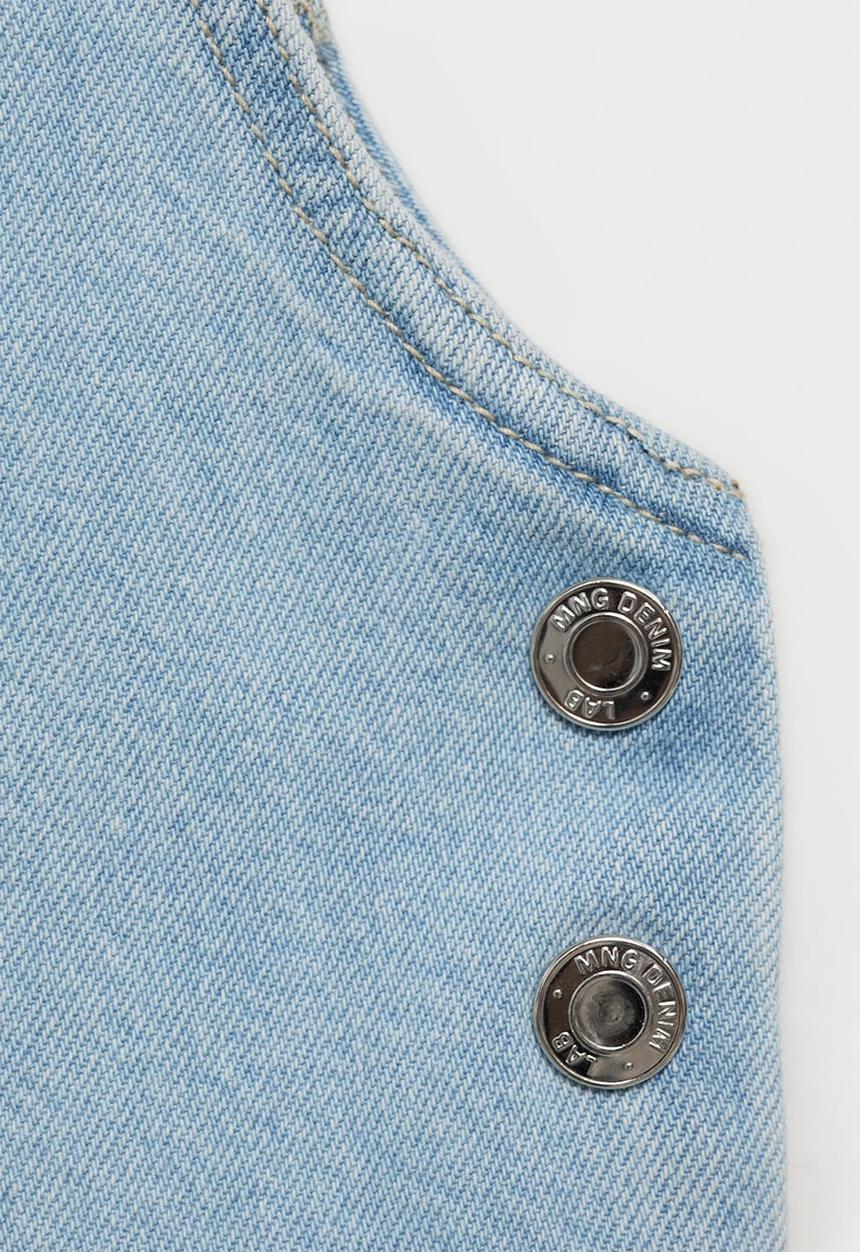 MANGO - Overall emille - open blue