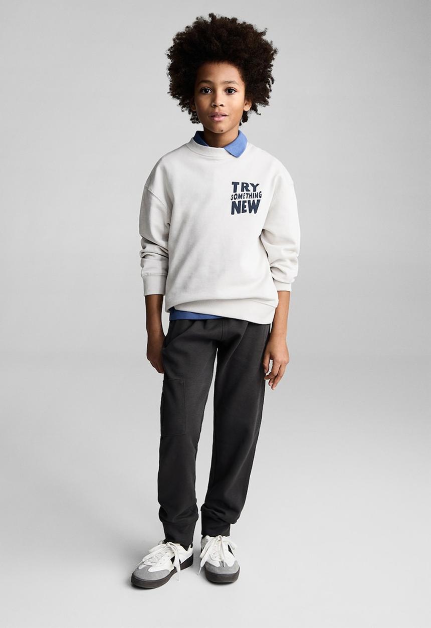 MANGO - Joggers island - charcoal