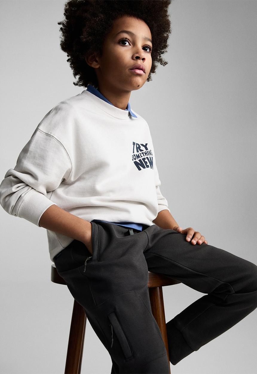 MANGO - Joggers island - charcoal