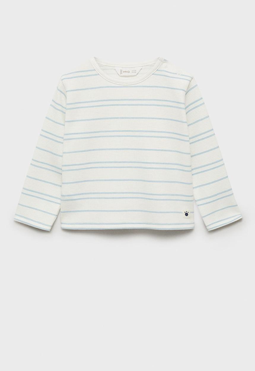 MANGO - T-shirt jose - light pastel blue