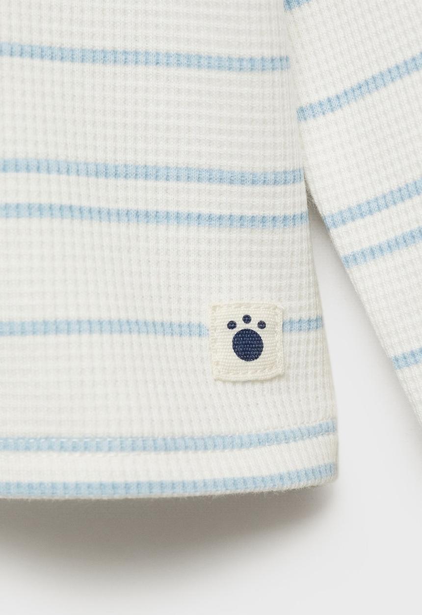 MANGO - T-shirt jose - light pastel blue